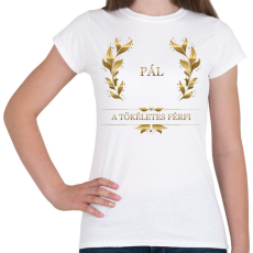 PRINTFASHION Pál - Női póló - Fehér