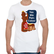 PRINTFASHION Palatsinta - Férfi póló - Fehér