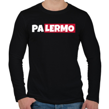 PRINTFASHION PALERMO - Férfi hosszú ujjú póló - Fekete férfi póló