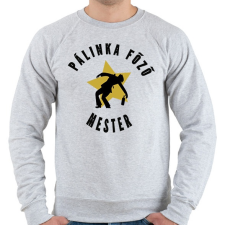 PRINTFASHION pálinka főző mester - Férfi pulóver - Sport szürke férfi pulóver, kardigán