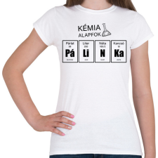 PRINTFASHION Pálinka kémia alapfok - Női póló - Fehér női póló