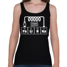 PRINTFASHION Pálinka - Női atléta - Fekete női trikó