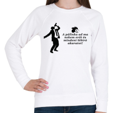 PRINTFASHION pálinka - Női pulóver - Fehér női pulóver, kardigán