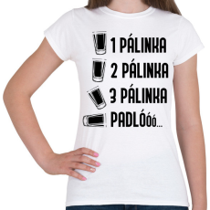 PRINTFASHION Pálinka padló - Női póló - Fehér