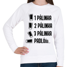 PRINTFASHION Pálinka padló - Női pulóver - Fehér női pulóver, kardigán