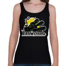 PRINTFASHION Palworld - Női atléta - Fekete női trikó