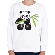 PRINTFASHION Panda - Gyerek pulóver - Fehér