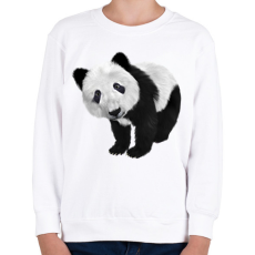 PRINTFASHION Panda - Gyerek pulóver - Fehér