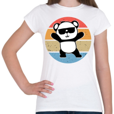PRINTFASHION Panda Love - Női póló - Fehér női póló