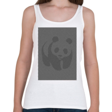PRINTFASHION Panda - Női atléta - Fehér