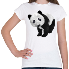 PRINTFASHION Panda - Női póló - Fehér női póló