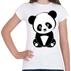 PRINTFASHION Panda - Női póló - Fehér
