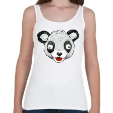 PRINTFASHION Panda Team Leader - Női atléta - Fehér női trikó