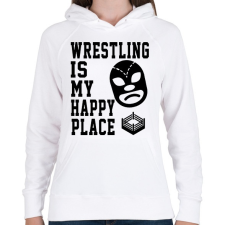 PRINTFASHION Pankration - Női kapucnis pulóver - Fehér női pulóver, kardigán