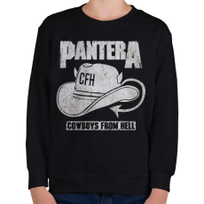 PRINTFASHION Pantera - Gyerek pulóver - Fekete