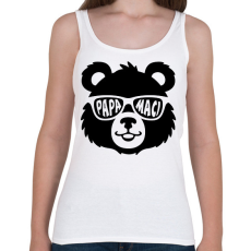 PRINTFASHION papa maci - Női atléta - Fehér