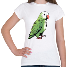 PRINTFASHION Papagáj - Női póló - Fehér