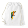 PRINTFASHION Papagáj - Sportzsák, Tornazsák - Fehér