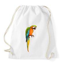 PRINTFASHION Papagáj - Sportzsák, Tornazsák - Fehér tornazsák