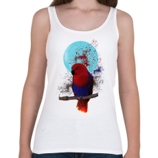 PRINTFASHION papagály és kékhold - Női atléta - Fehér