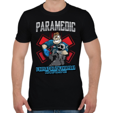 PRINTFASHION Paramedic - Férfi póló - Fekete