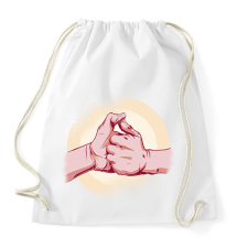 PRINTFASHION Paraszt nintendó - Sportzsák, Tornazsák - Fehér tornazsák