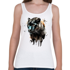 PRINTFASHION párduc - Női atléta - Fehér