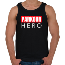 PRINTFASHION PARKOUR HERO - Férfi atléta - Fekete