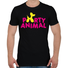 PRINTFASHION Partiállat - Férfi póló - Fekete férfi póló