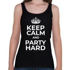 PRINTFASHION PARTY HARD - Női atléta - Fekete