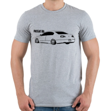 PRINTFASHION Passat b6 - Férfi póló - Sport szürke