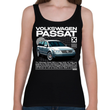 PRINTFASHION Passat oversize - Női atléta - Fekete női trikó