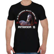PRINTFASHION Patanyom - Férfi póló - Fekete férfi póló