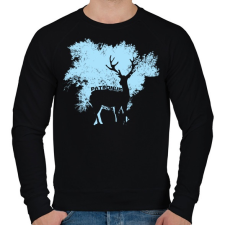 PRINTFASHION Patrónus - Férfi pulóver - Fekete férfi pulóver, kardigán