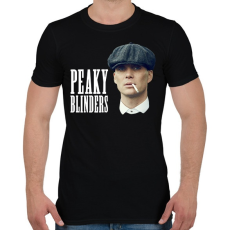 PRINTFASHION Peaky Blinders - Férfi póló - Fekete