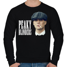 PRINTFASHION Peaky Blinders - Férfi pulóver - Fekete férfi pulóver, kardigán