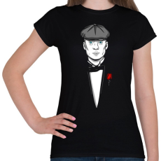 PRINTFASHION Peaky Blinders - Női póló - Fekete
