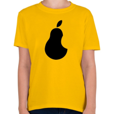 PRINTFASHION Pear Black - Gyerek póló - Sárga gyerek póló