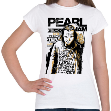 PRINTFASHION Pearl Jam - Női póló - Fehér női póló