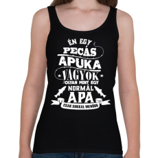 PRINTFASHION Pecás apuka - Női atléta - Fekete