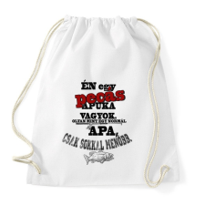 PRINTFASHION Pecás apuka - Sportzsák, Tornazsák - Fehér tornazsák