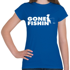 PRINTFASHION Pecázni mentem - Női póló - Királykék