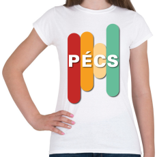 PRINTFASHION Pécs - Színes - Női póló - Fehér