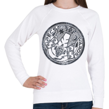 PRINTFASHION pecsvarosscratch - Női pulóver - Fehér női pulóver, kardigán