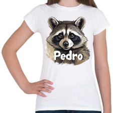 PRINTFASHION Pedro mosómaci - Női póló - Fehér női póló
