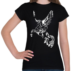 PRINTFASHION pegazus - Női póló - Fekete