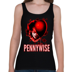 PRINTFASHION PENNYWISE 3 - Női atléta - Fekete