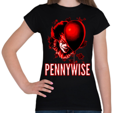 PRINTFASHION PENNYWISE 3 - Női póló - Fekete