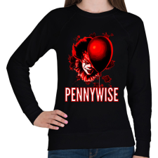 PRINTFASHION PENNYWISE 3 - Női pulóver - Fekete női pulóver, kardigán