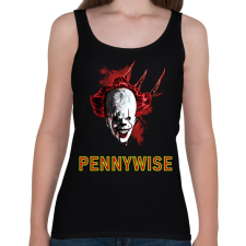 PRINTFASHION PENNYWISE - Női atléta - Fekete női trikó